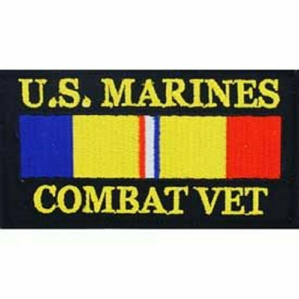 USMC US Marine Corps Vietnam Veteran Ribbon Iron Patch Marines Military Vet Gift 
